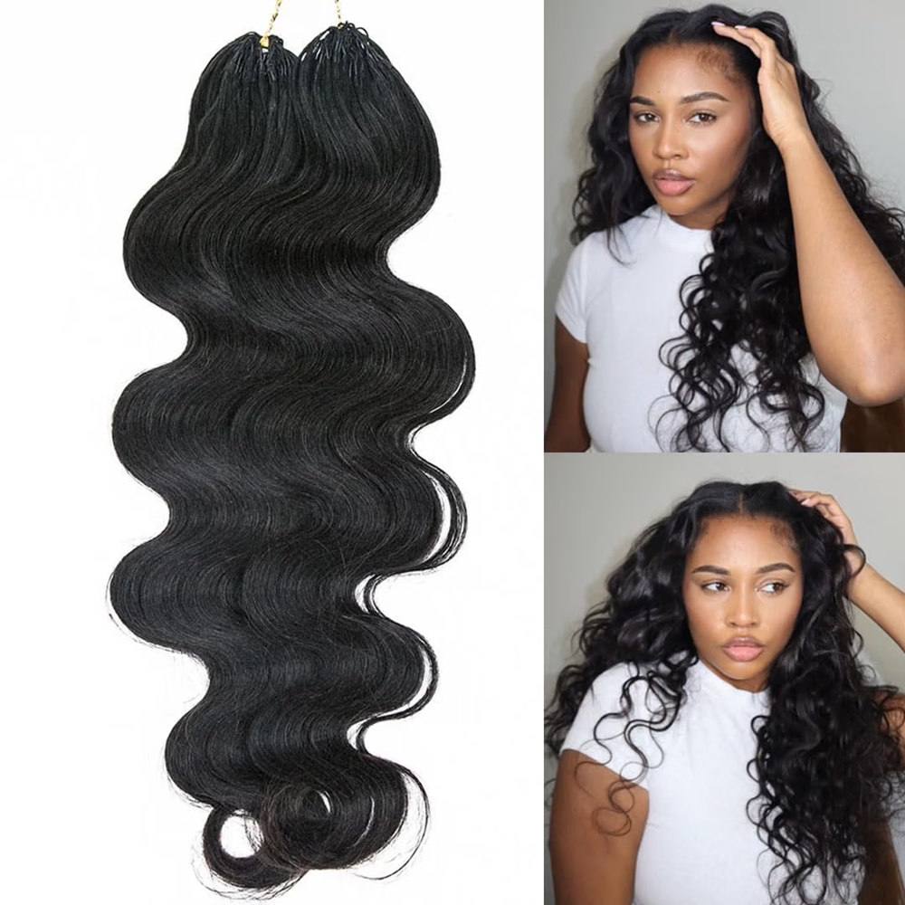 Hair Bundles - Body Wave Miracle Knots Crochet Human
