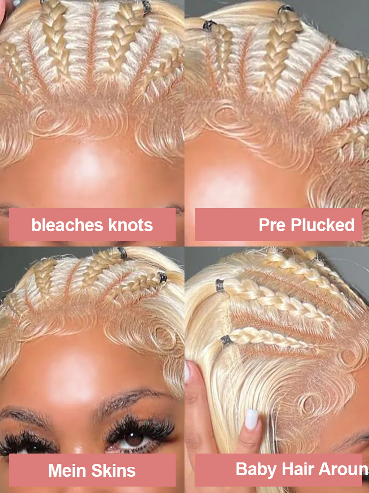 13x4 Honey Blonde Colored Wate - đánh giá và giá 613 Blonde Body Wave Lace Front Wig