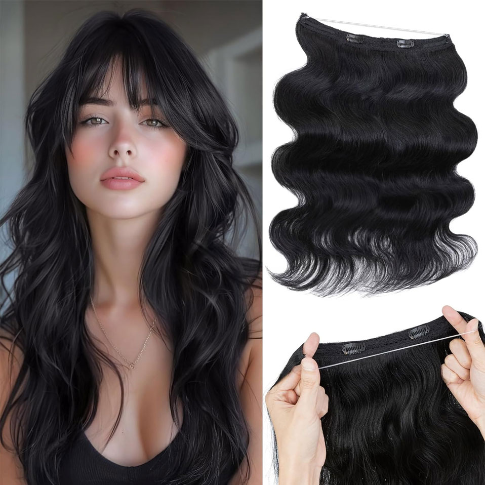 S-noilite Wire In Human Hair E - đánh giá và giá Invisible Tape In Extensions Real Hair