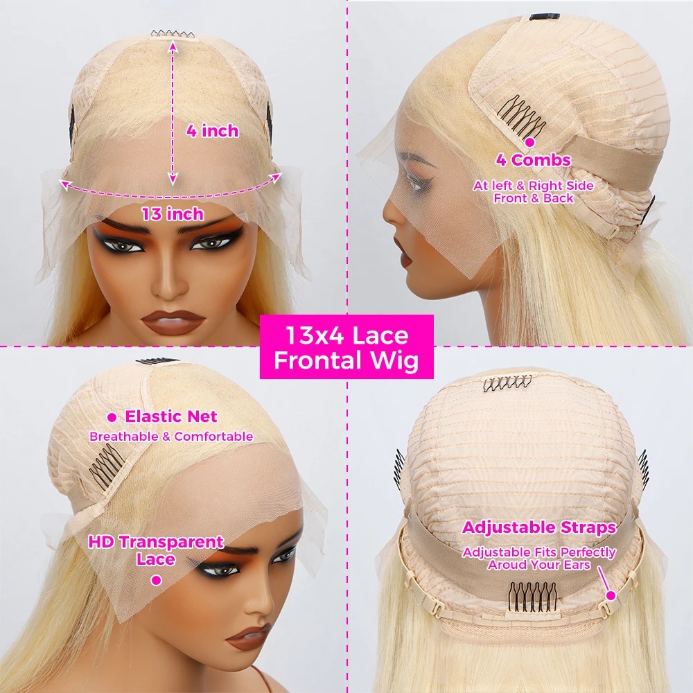 Honey Blonde Bob Wigs Human Ha - đánh giá và giá Glueless Wear And Go Human Hair Wig
