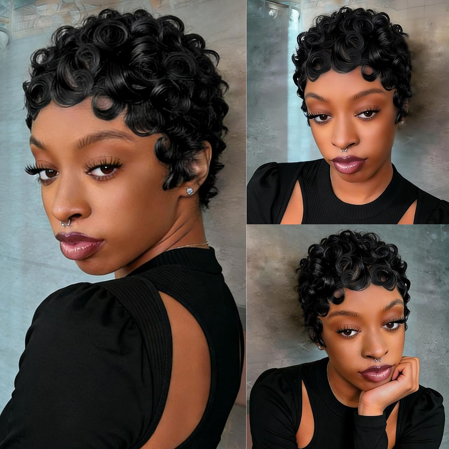 13x4 Lace Front Short Bob Pixi - đánh giá và giá Pre Parted 13X4 Lace Front Bob Wig
