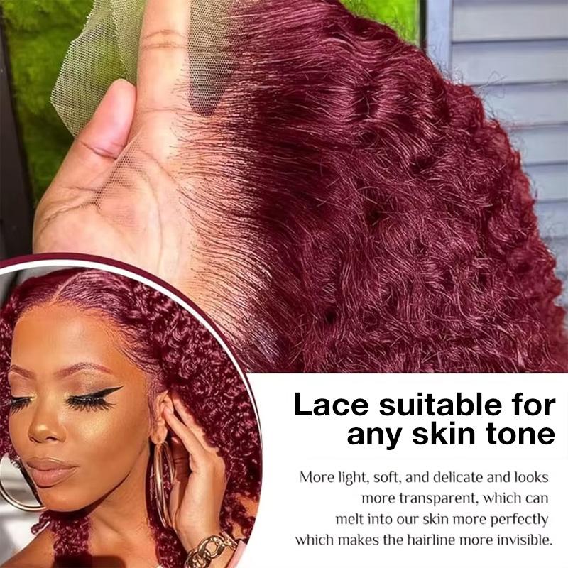 99j Deep Wave Lace Front Hair  - đánh giá và giá Human Hair Wigs