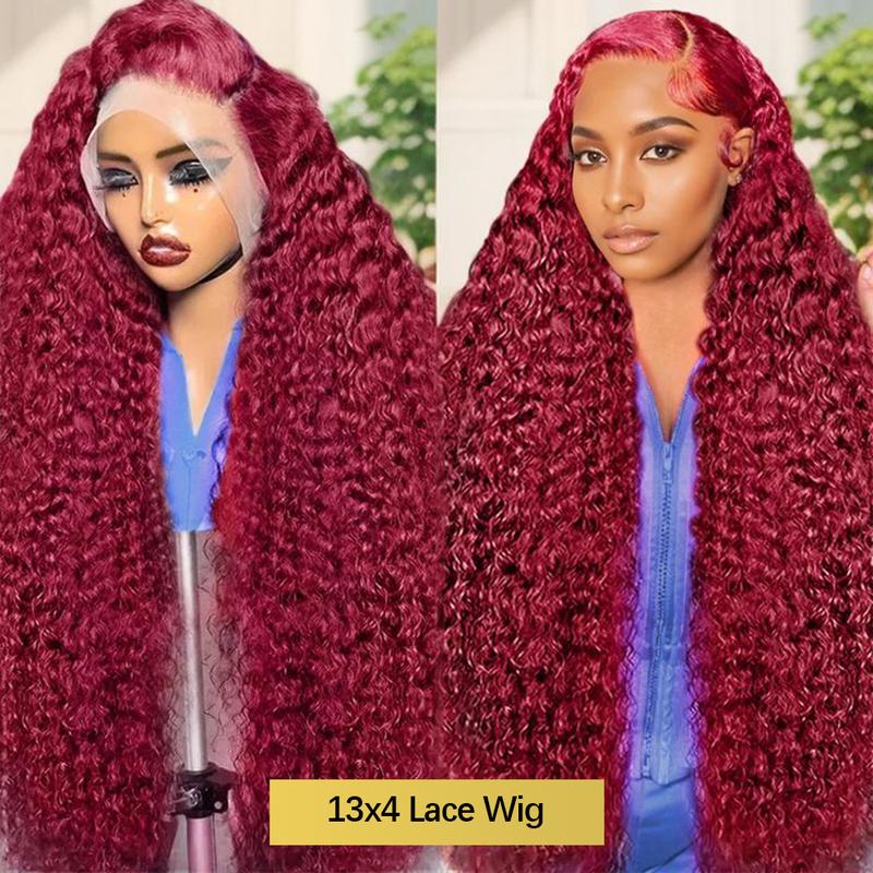 99j Deep Wave Lace Front Hair  - đánh giá và giá Human Hair Wigs