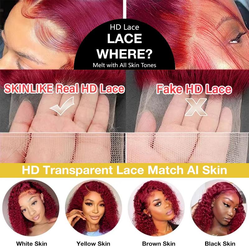 99j Deep Wave Lace Front Hair  - đánh giá và giá Human Hair Wigs