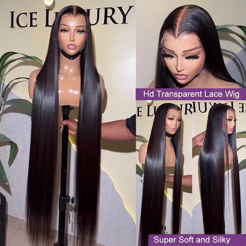 40 Inch Straight Human Hair Wi - đánh giá và giá Lace Front Wigs