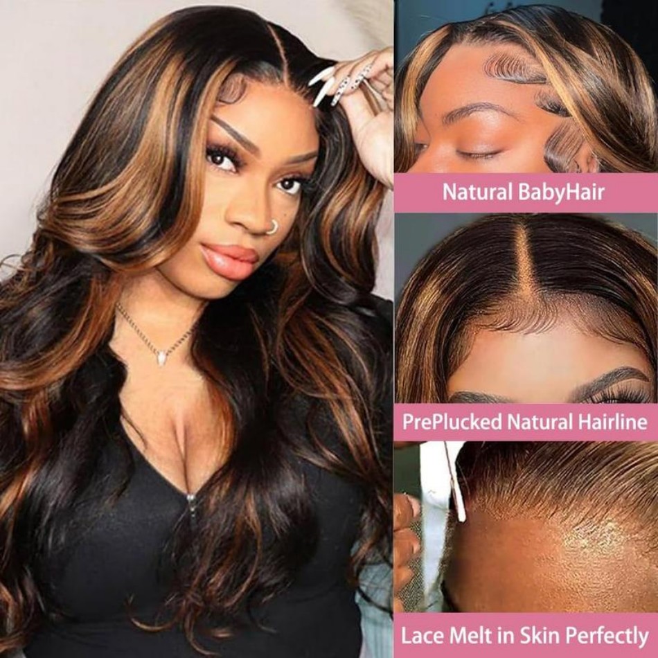 P1B30 Body Wave Human Hair Wig - đánh giá và giá Hd Lace Frontal Wig Human Hair Pre Plucked