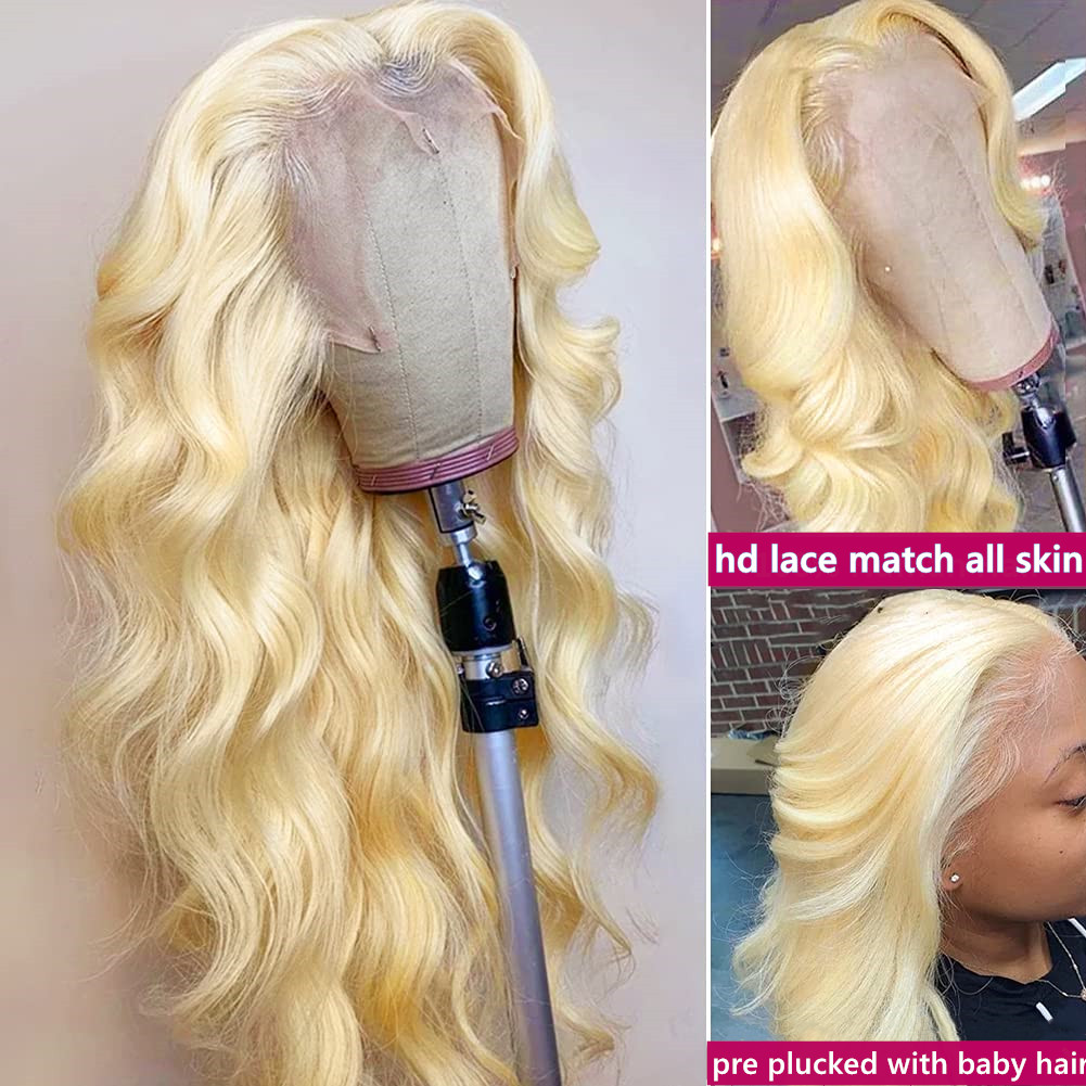 613 13x6 Lace Frontal Wig Huma - đánh giá và giá 613 Blonde Body Wave Lace Front Wig