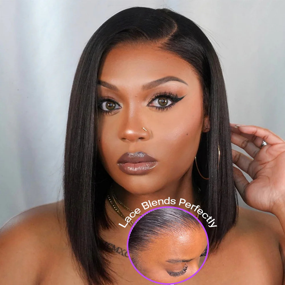 Straight Bob Glueless Wigs Hum - đánh giá và giá Glueless Wear And Go Human Hair Wig