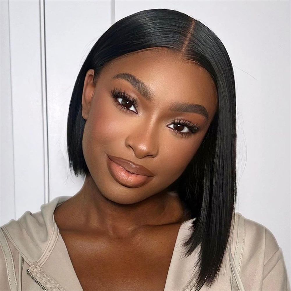 Straight Bob Glueless Wigs Hum - đánh giá và giá Glueless Wear And Go Human Hair Wig